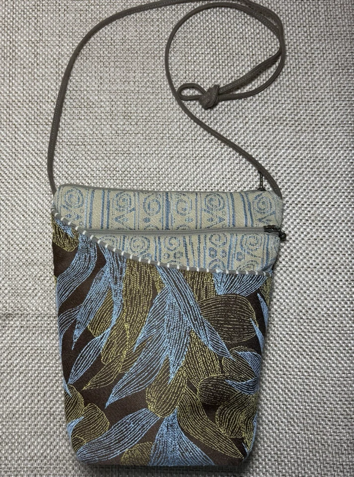 Bolso Bandolera Maruca CITY GIRL Floral Terroso Boho Tapiz Hecho a Mano Colorado Foto 3 de 4