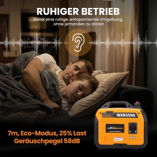 Inverter Benzin Stromerzeuger 3000W-3300W Generator Notstromaggregat for Camping - Bild 8 von 16