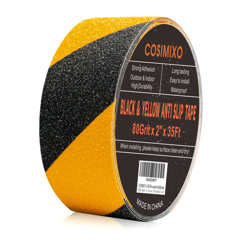 COSIMIXO 2" X 35Ft Yellow & Black Heavy Duty anti Slip Tape for Stair - Picture 9 of 12