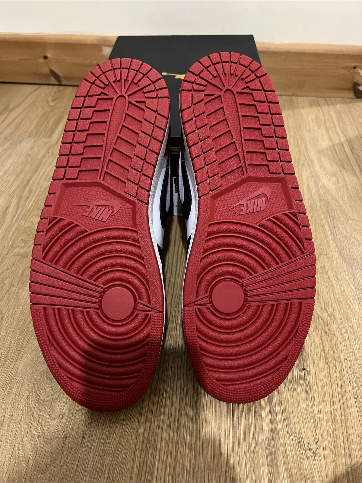 Air Jordan 1 Low Bred Toe UK9.5 eBay