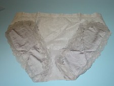 VICTORIA'S SECRET SEAMLESS HIGH LEG BRIEF DOT JACQUARD DOVE GREY BRAND NEW XL