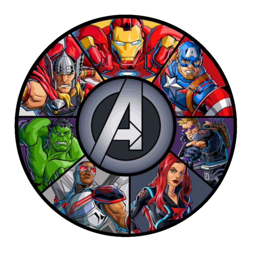 Avengers - Comic Book Characters - 4" Vinyl Decal/Sticker Ca