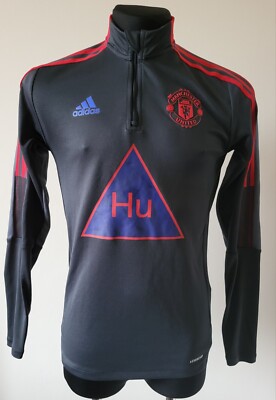 Manchester United football Human Race 1/4 Zip Training Top size