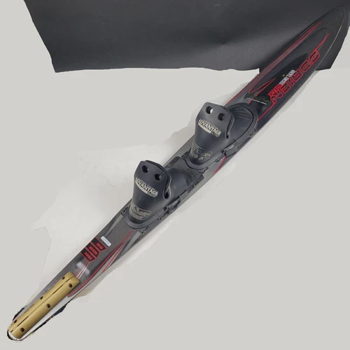 66" O'Brien Siege Andy Mapple Signature Series Slalom Water Ski Red Graphite