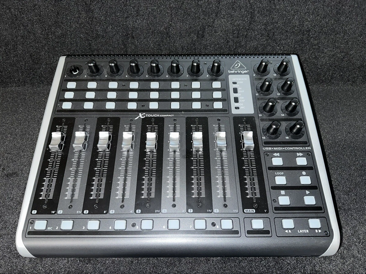 Behringer X-TOUCH COMPACT Universal USB/MIDI Controller 9 Touch
