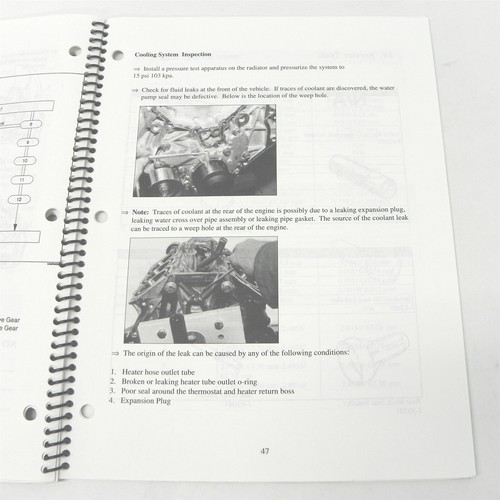 VTG ISUZU 3.2 & 3.5 LITER V SERIES TRANING MANUAL TECHNICIAN GUIDE REPAIR BOOK - Picture 3 of 11