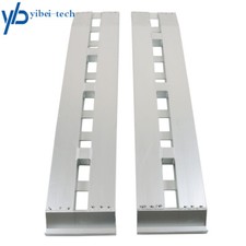60'' x 12'' 1 Pair Aluminum Ramps 6500Lbs Car Trailer Truck Ramps Hook End