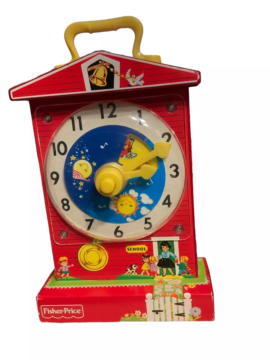 Fisher price music box teaching store clock 2009
