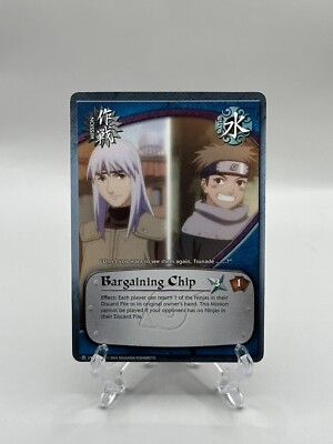  Naruto CCG-Bargaining Chip-M-199-Common-Dream Legacy-1st Edition-M/NM! 
