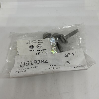 Genuine Vauxhall Screws x3 11519384 | eBay UK