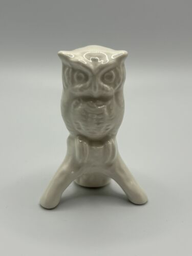 Rare Vintage 1970’s White Goebel Porcelain Owl Bird Figurine – West Germany - Picture 1 of 6