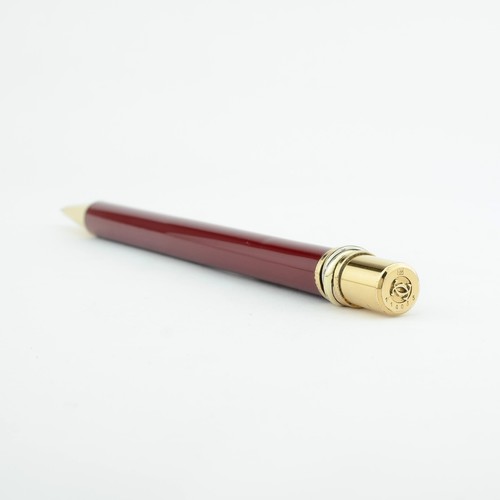 Vintage Must de Cartier Trinity Burgundy /Bordeaux Lacquer Mechanical Pencil Pen - Bild 6 von 8