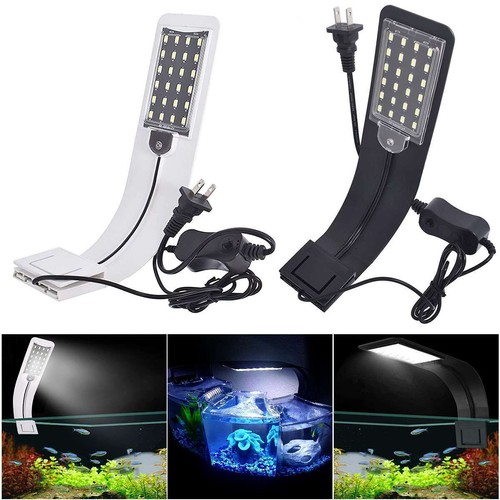 Waterproof Bright 24 LED Aquarium Light Plants Grow Light Clip-on Lamp Fish Tank - Picture 5 of 17