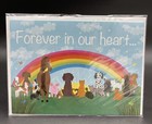 Forever In Our Heart..Tiny Expressions Rainbow Bridge Card and Envelope for Pets