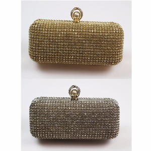 gold diamante clutch bag