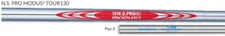 NEW NIPPON SHAFT MODUS³ TOUR130, S Flex, .355 Taper Tip, Choose Shaft