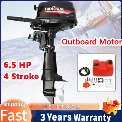 Outboard Motor 2/4-Stroke 3.5-7HP Marine Boat Engine Air,Water Cooled CE HANGKAI