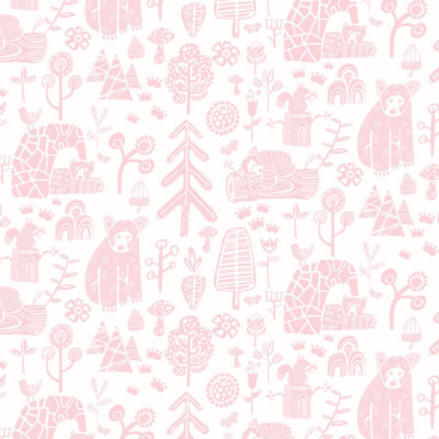 WGU50147W - When I Grown Up Honeywood Bears Petal OHPOPSI Wallpaper