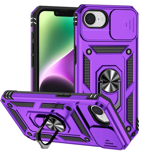 Luxury Stand Armor Camera Cover Cover Case For 16E 16 15 14 13 12 11 Pro Max - Picture 26 of 26