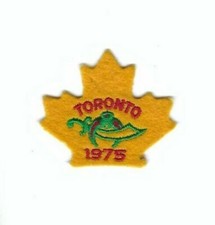 Midian Shrine Felt Patch Toronto Canada 2in x 2 1/4in