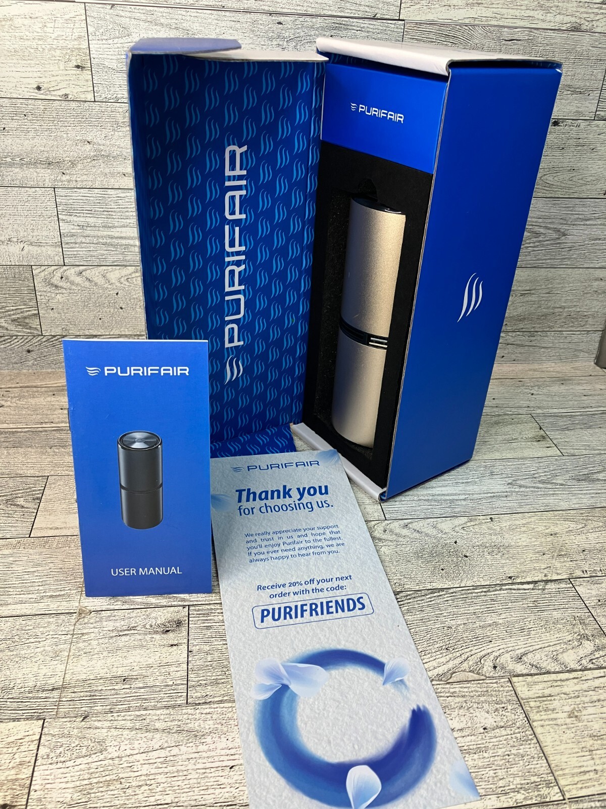 AIR PURIFIER NEW PURIFAIR FILTERLESS Quiet Color Rose Gold-image