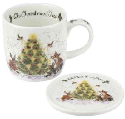 Portmeirion Wrendale DesignsOh Christmas Tree 0.3L kerst mok
