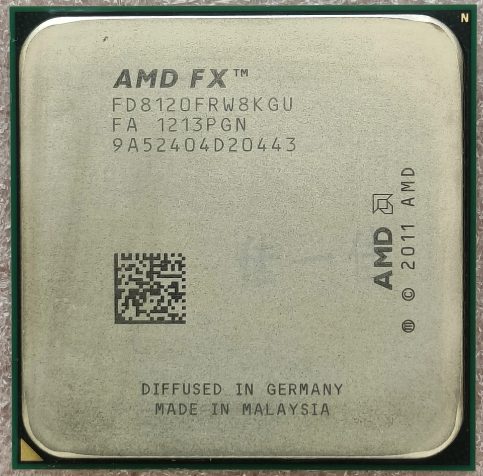 AMD FX 8120 CPU FD8120FRW8KGU 8-Core 3.1GHz 125W Socket AM3+ Processor - Image 3 of 4