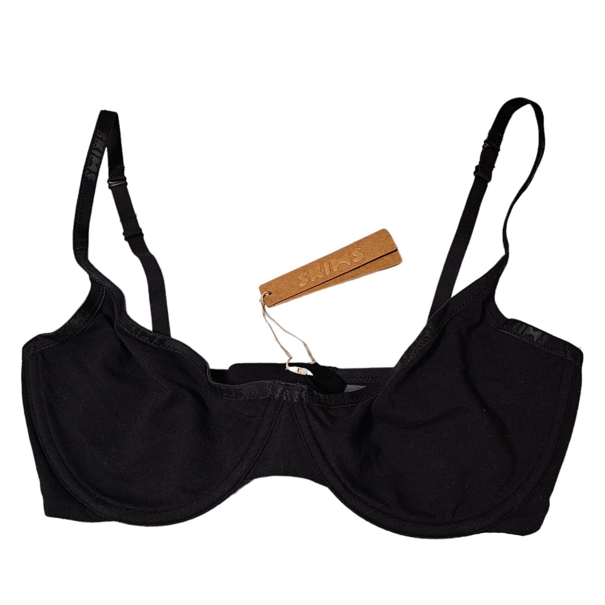 SKIMS Cotton Logo Underwire Demi Bra 34DD | eBay
