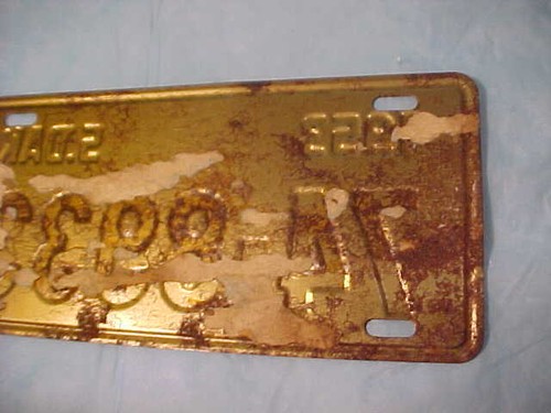 VINTAGE 1953 Wheaties Cereal Mini Auto Pedal Car Bike Bicycle PLATE S DAKOTA - Picture 11 of 12