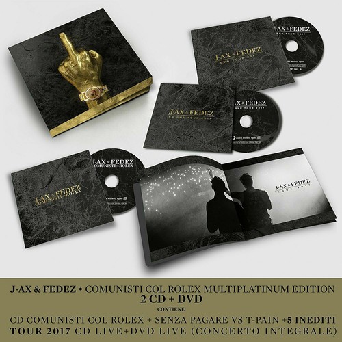 Fedez J-Ax Comunisti Col Rolex Multiplatinum Edition (Box 2 Cd + Dvd) Sealed - Foto 3 di 3
