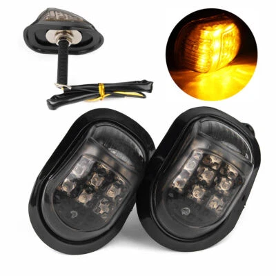 2x LED 12V Motorrad Miniblinker Microblinker Blinker Universal Für Roller ATV - Bild 1 von 4