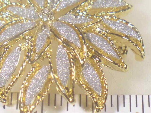 #..10..Pc's..LOT. PINS BROOCHES DESIGNER SIGNED SILVER SANDSTONE FINISH 921-49 - Picture 2 of 3
