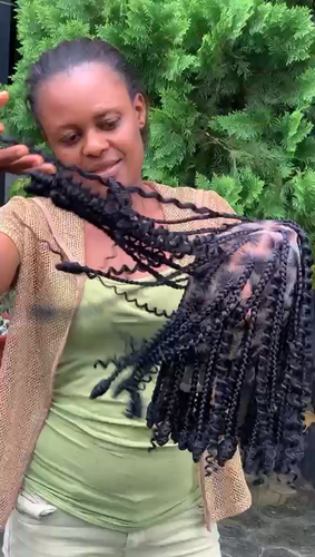 Braided Wig.Knotless braids. 14 inches full lace wig. - Video 1 of 1
