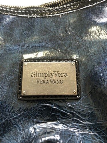 Simply Vera by Vera Wang kleine Hobo Bag mit Kette Navy Nile NEU - Bild 3 von 7