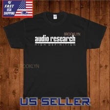 NEW SHIRT AUDIO RESEARCH MEN'S LOGO T-SHIRT UNISEX FUNNY AMERICAN USA SIZE S-5XL