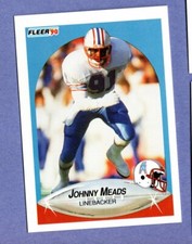 1990 Fleer #132   Johnny Meads  Oilers
