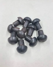 (50) 3/8 X 3/4 Round Head Solid Rivet Steel Antique 3/8"x 3/4" .37x.75 5/8” Head