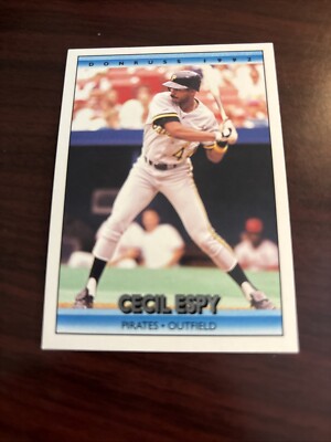 1992 Donruss Cecil Espy Pittsburgh Pirates #678