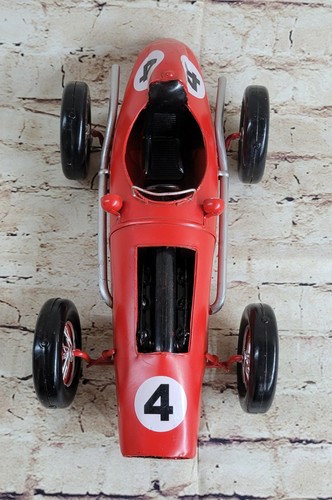 Detailed Handcrafted 1958 Ferrari 246 F1 Model Red Metal Handmade Sale - Picture 3 of 6