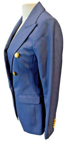 BANANA REPUBLIC dunkelblauer Kapitänsblazer Gr. S Goldknöpfe maritim mit Tasche - Bild 2 von 10