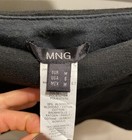 Mango MNG Casual Mini Skirt Womens Size Small S Black — photo 3