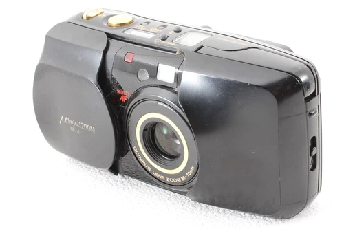 Olympus μ mju Zoom Deluxe black 35mm Film Camera JAPAN