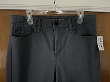 Old Navy NWT Straight Built-In Tough gray jeans sz 12 Plus