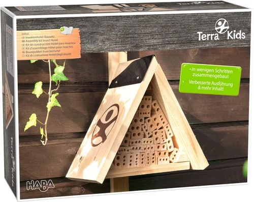HABA Outdoor Forschen und Entdecken Terra Kids Insektenhotel Bausatz 1304543001
