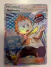 Sophocles Full Art Trainer 146/147 Burning Shadows Pokemon Card EXC