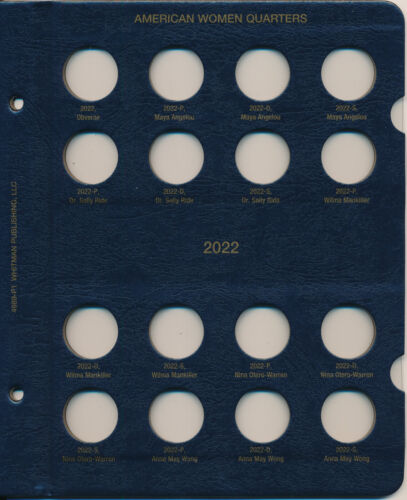Whitman Münzalbum 4989 American Frauen Quarter 2022-2025 PDS neuwertig Buch 25 Cent - Bild 2 von 5