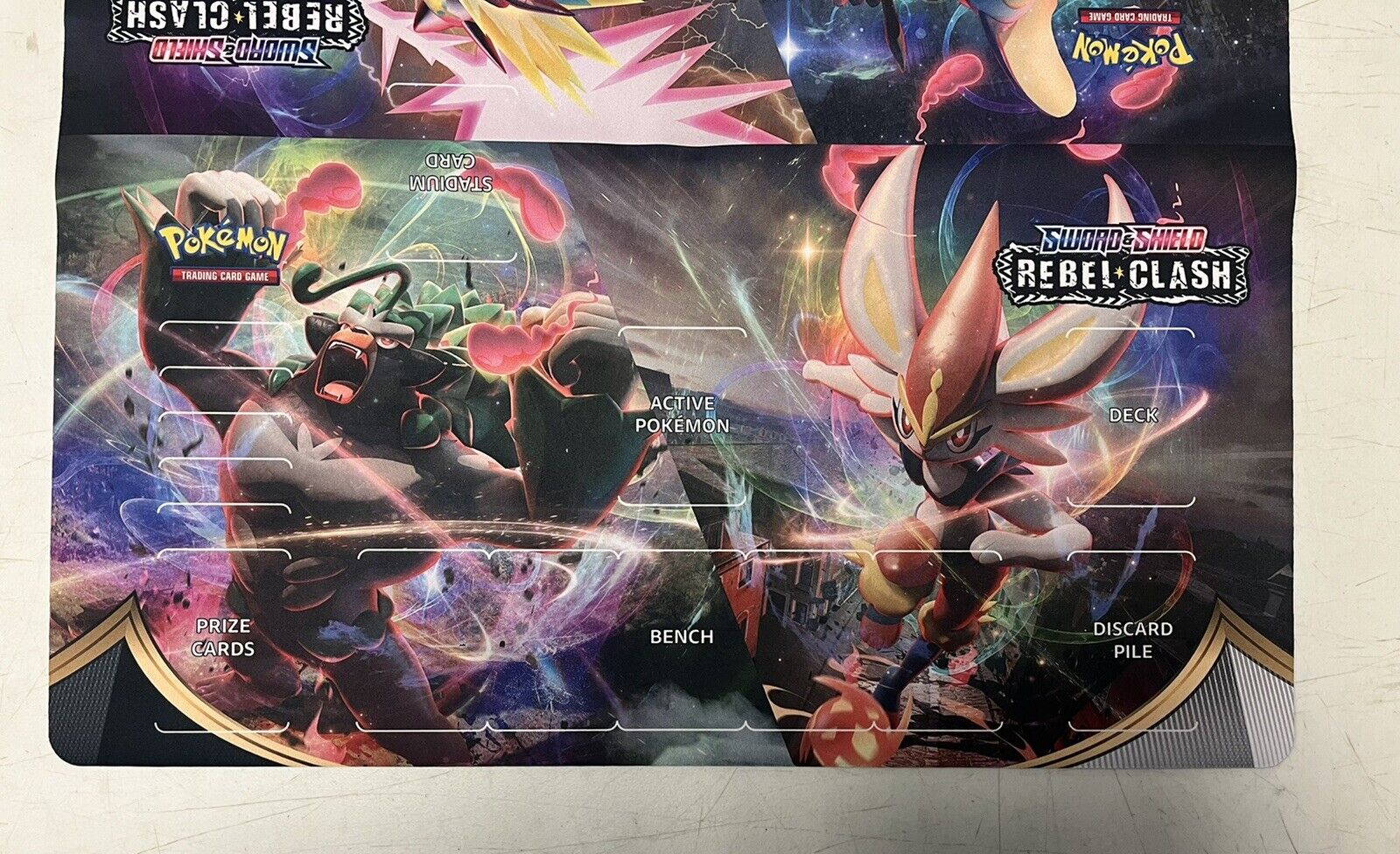 Pokemon Sword and Shield 2 Player Playmat Ultra Pro 24x24 Promo NEW