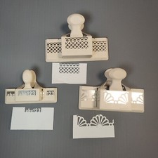 3 - Martha Stewart Craft Border Edger Scrapbooking Edge Punch Lot