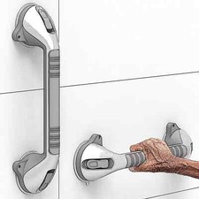 17  Suction Shower Grab Bar with Indicators, Tool-Free Installation, Steady Hand
