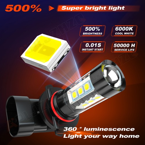 2 Super Bright LED Headlight bulbs for 2014-2015 Can-Am Commander 800 ATV: USA - Picture 4 of 15